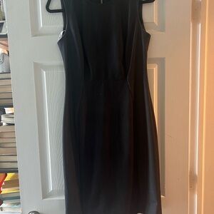 Calvin Klein Black Sheath Midi Dress